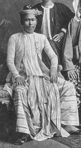 Portrait of Maung Yin Maung, c. 1904; From H.L. Tilly (1904)