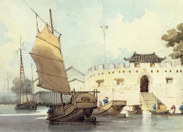 “The Flower Boat Girl” by Larry Feign