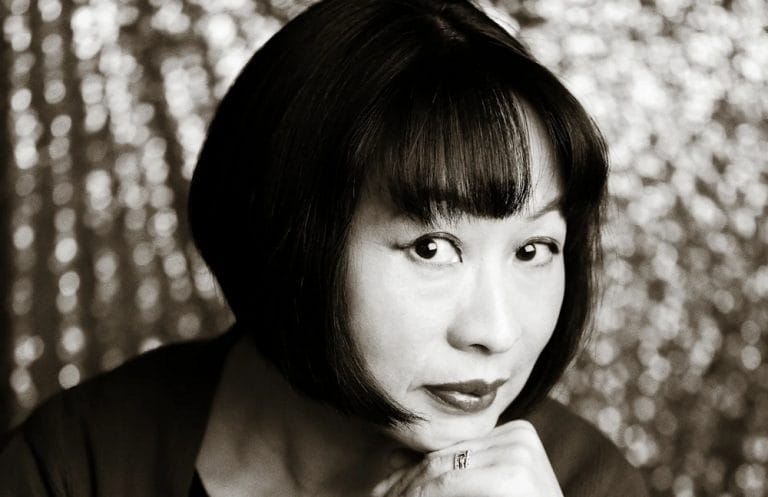 “Flowing Water, Falling Flowers” by XH Collins