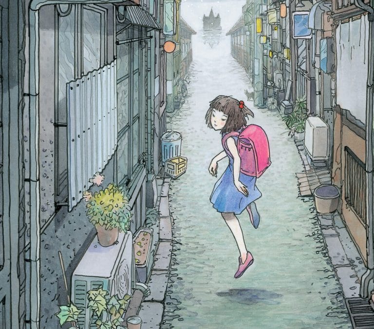 “Temple Alley Summer” by Sachiko Kashiwaba