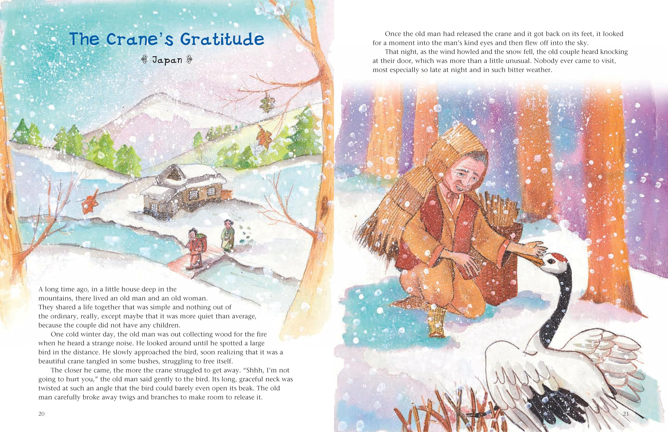 Illustration from Asian Folktales for Children