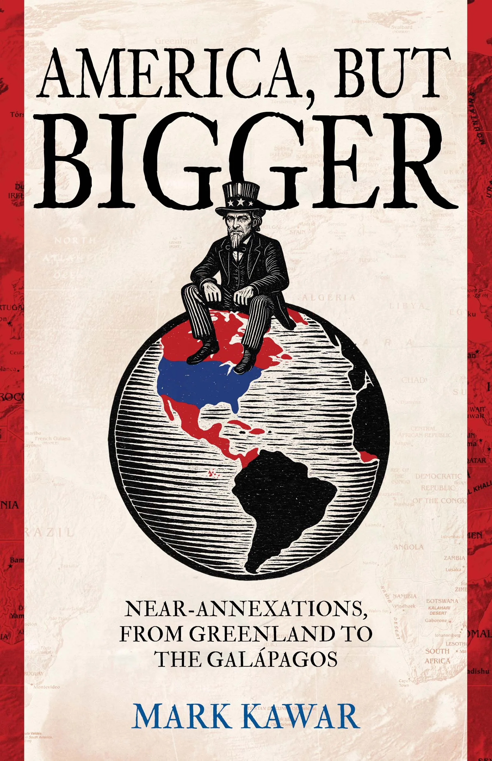 The cover of America, but Bigger by Mark Kawar