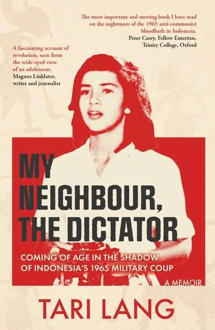 The cover of "My Neighbour the Dictator" by Tari Lang