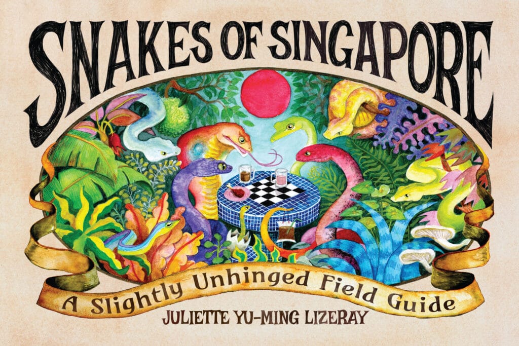 The cover of "Snakes of Singapore"